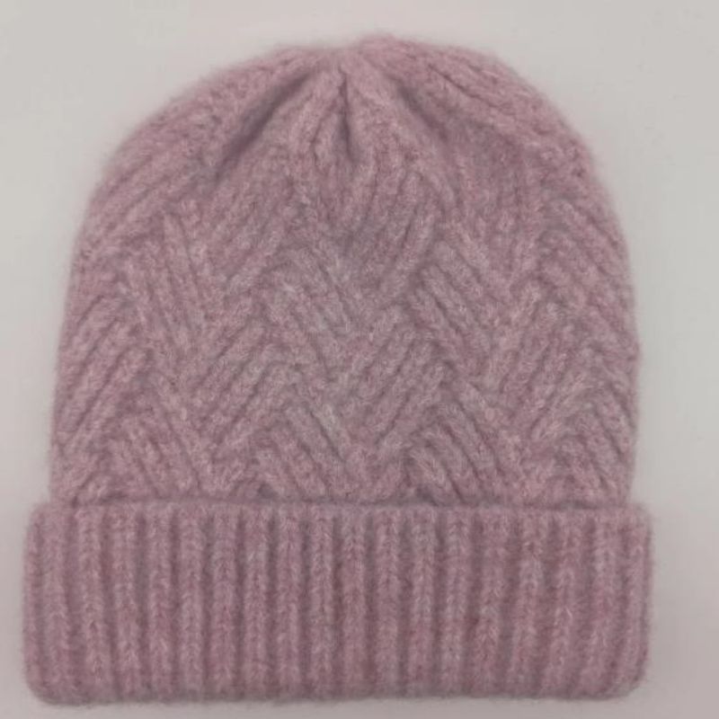 Varm vinter mode blend kabel flad strikning hat